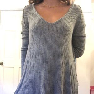 Free People gray tunic